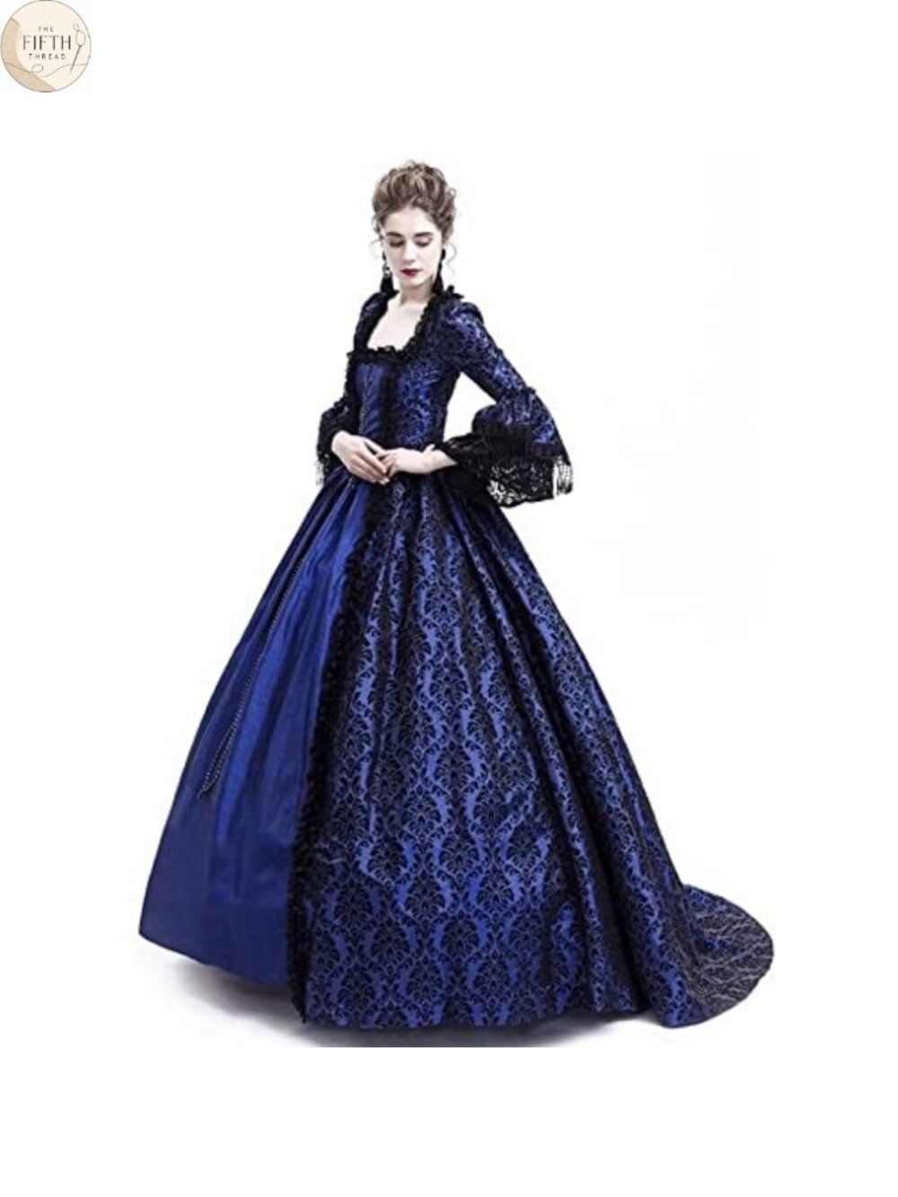 Medieval Queen Costume Victorian Dress Masquerade Ball Gown